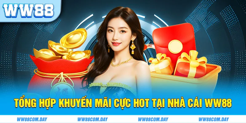 Tổng hợp các khuyến mãi cực hot tại nhà cái WW88